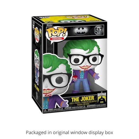 Batman 85th Anniversary The Joker with Teeth #517 Funko Pop + Protective Case