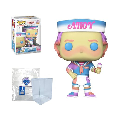 Stranger Things: Steve with Ice Cream #1545 Funko Pop + Protective Case