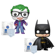 Batman 85th Anniversary The Joker with Teeth #517 and Batman Bloody #518 Vinyl Figures