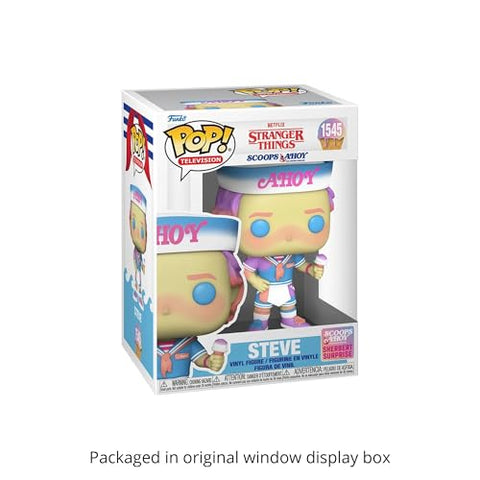 Stranger Things: Steve with Ice Cream #1545 Funko Pop + Protective Case