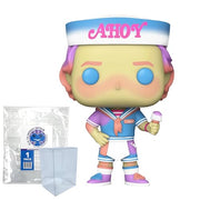 Stranger Things: Steve with Ice Cream #1545 Funko Pop + Protective Case