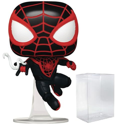 Marvel Gamerverse: Spider-Man 2 - Miles Morales Upgraded Suit Funko Pop + Protective Case