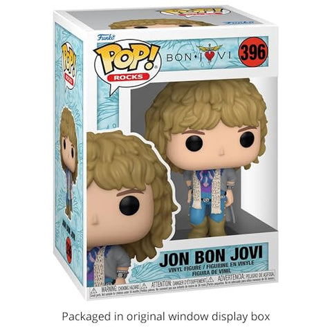 1980’s Joh Bon Jovi #396 Funko Pop + Protective Case