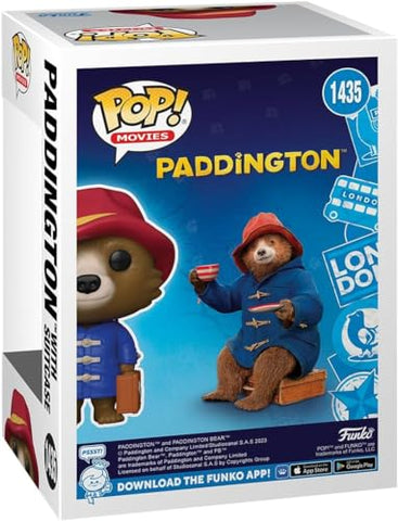 Paddington with Suitcase Funko Pop + Protective Case