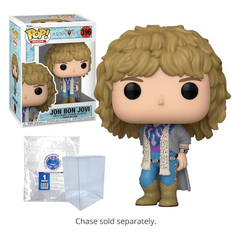 1980’s Joh Bon Jovi #396 Funko Pop + Protective Case