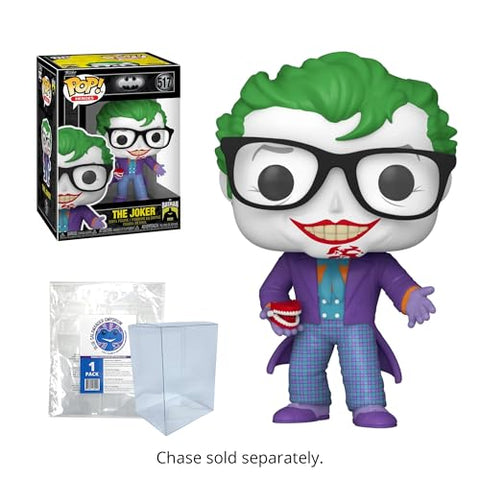 Batman 85th Anniversary The Joker with Teeth #517 Funko Pop + Protective Case