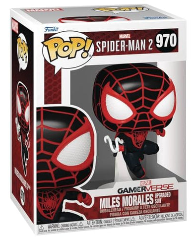 Marvel Gamerverse: Spider-Man 2 - Miles Morales Upgraded Suit Funko Pop + Protective Case