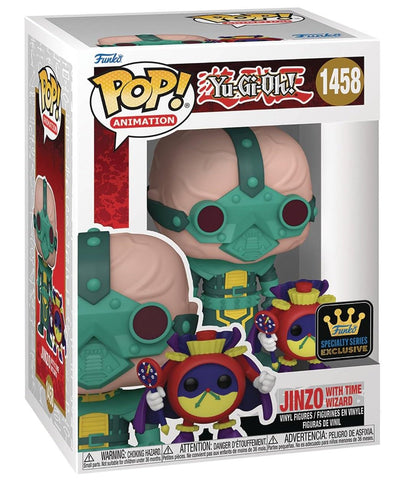 Yu-Gi-Oh! - Jinzo with Time Wizard Specialty Series Exclusive Funko Pop + Protective Case