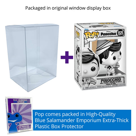 Sketched Pinocchio #1525 Funko Pop + Protective Case