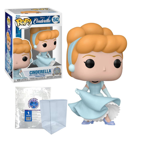 Blue Salamander Emporium Protective Case Bundle – Includes Cinderella 75th Anniversary: Cinderella #1542 Vinyl Figure