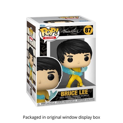 Bruce Lee #87 Funko Pop + Protective Case