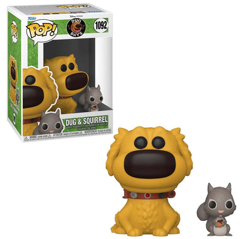 Disney Pixar: Dug Days - Dug with Squirrel Funko Pop + Protective Case