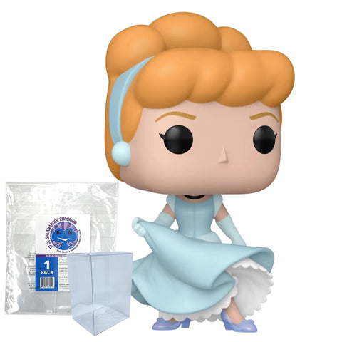 Blue Salamander Emporium Protective Case Bundle – Includes Cinderella 75th Anniversary: Cinderella #1542 Vinyl Figure