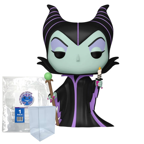 Sleeping Beauty 65th: Maleficent with Candle #1455 Funko Pop + Protective Case