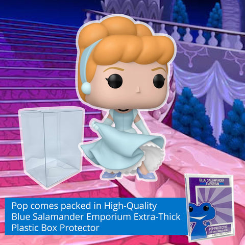 Blue Salamander Emporium Protective Case Bundle – Includes Cinderella 75th Anniversary: Cinderella #1542 Vinyl Figure