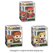 The Black Cauldron: Taran with Sword #1587, Eilonwy with Gurgi #1588, Horned King with Creeper #1586 Funko Pops + Protective Cases