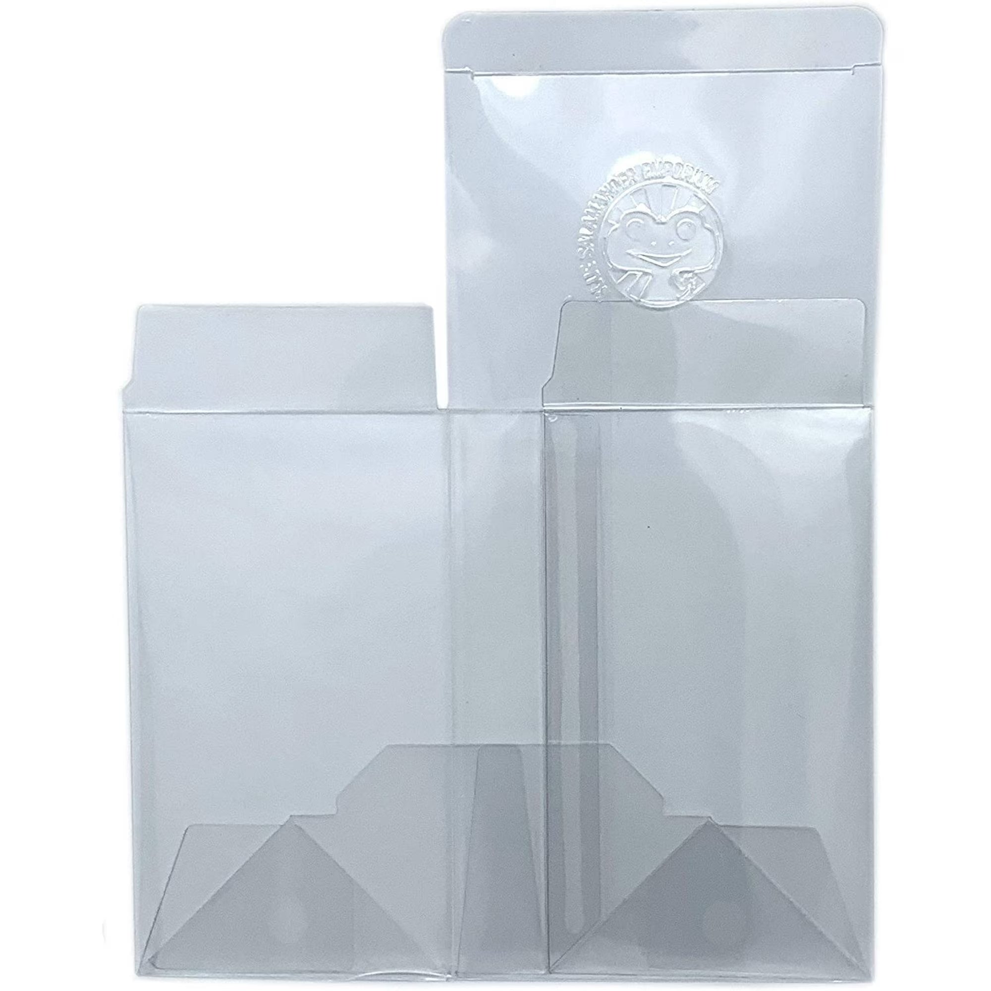 Blue Salamander Emporium Clear Plastic Protector Cases for 4-Inch Funko Pop Vinyl Figures – Acid-Free, Crystal-Clear Display Case with Protective Film (10-Pack)