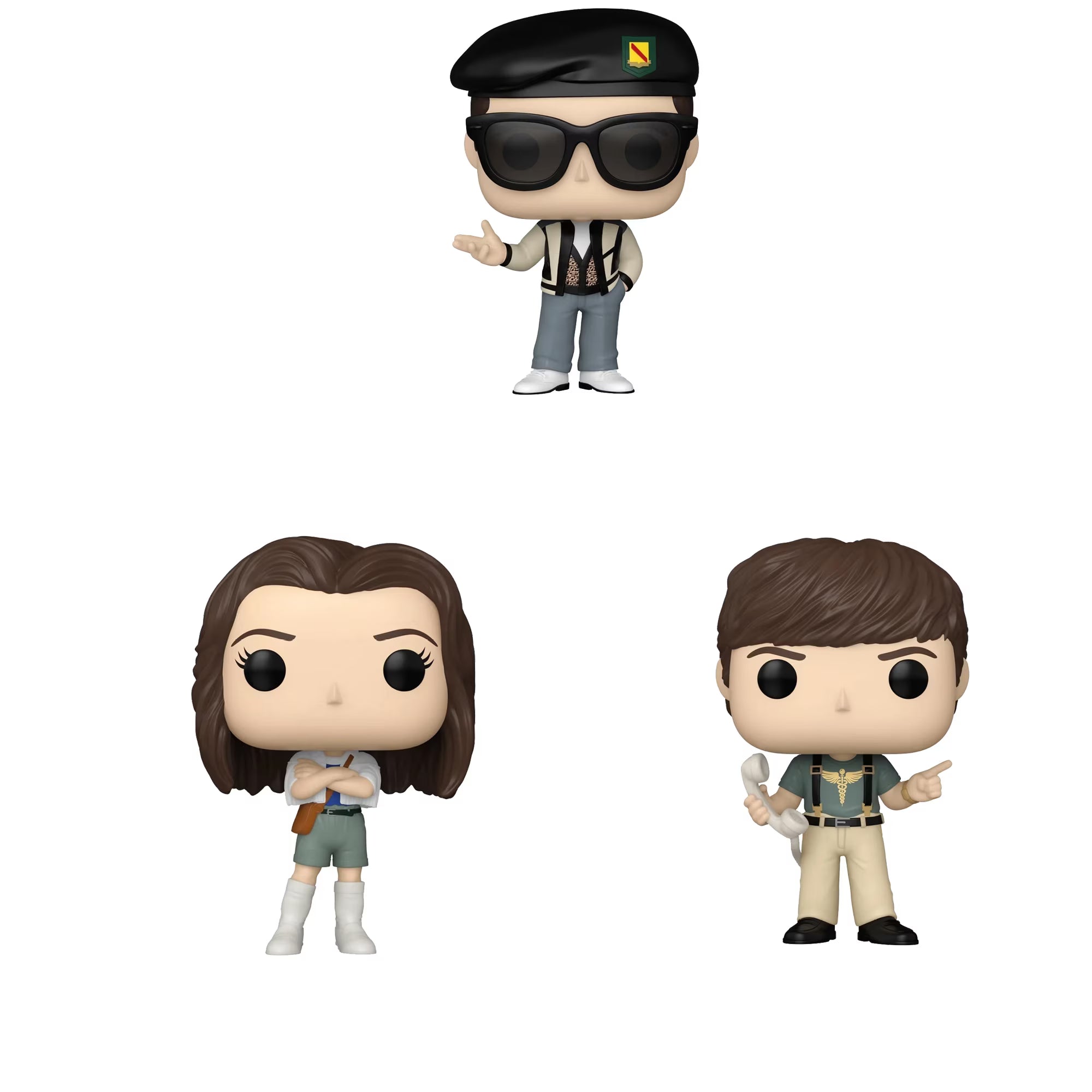 Ferris Bueller's Day Off Funko Pop Set of 3 with Protective Cases