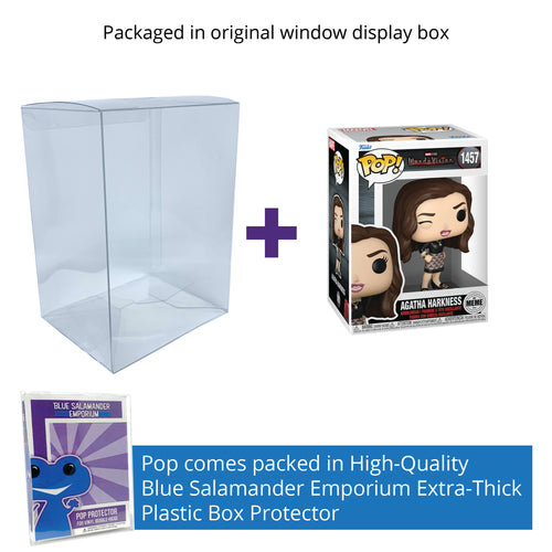 Agatha Harkness Winking Meme Funko Pop #1457 with Protective Case