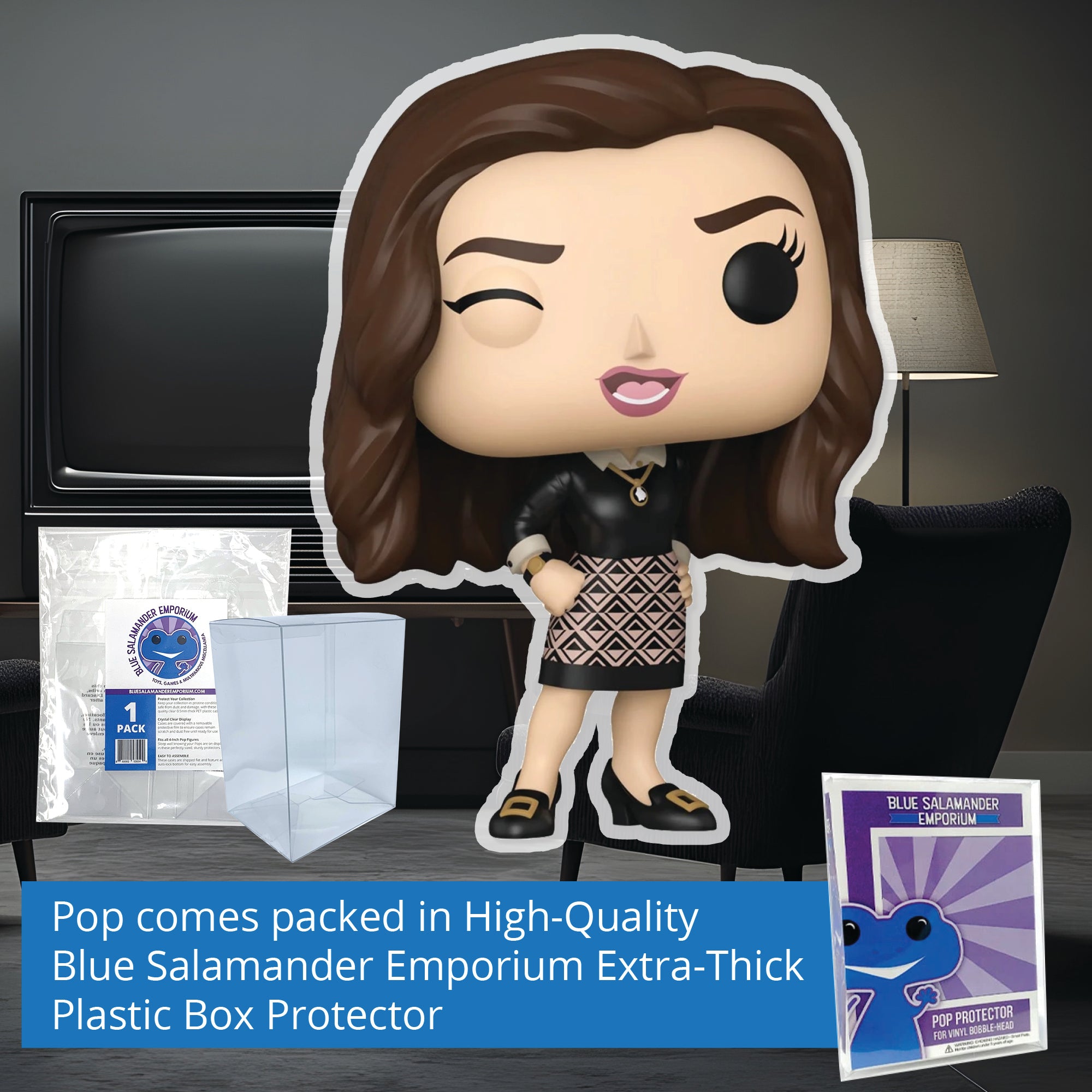 Agatha Harkness Winking Meme Funko Pop #1457 with Protective Case
