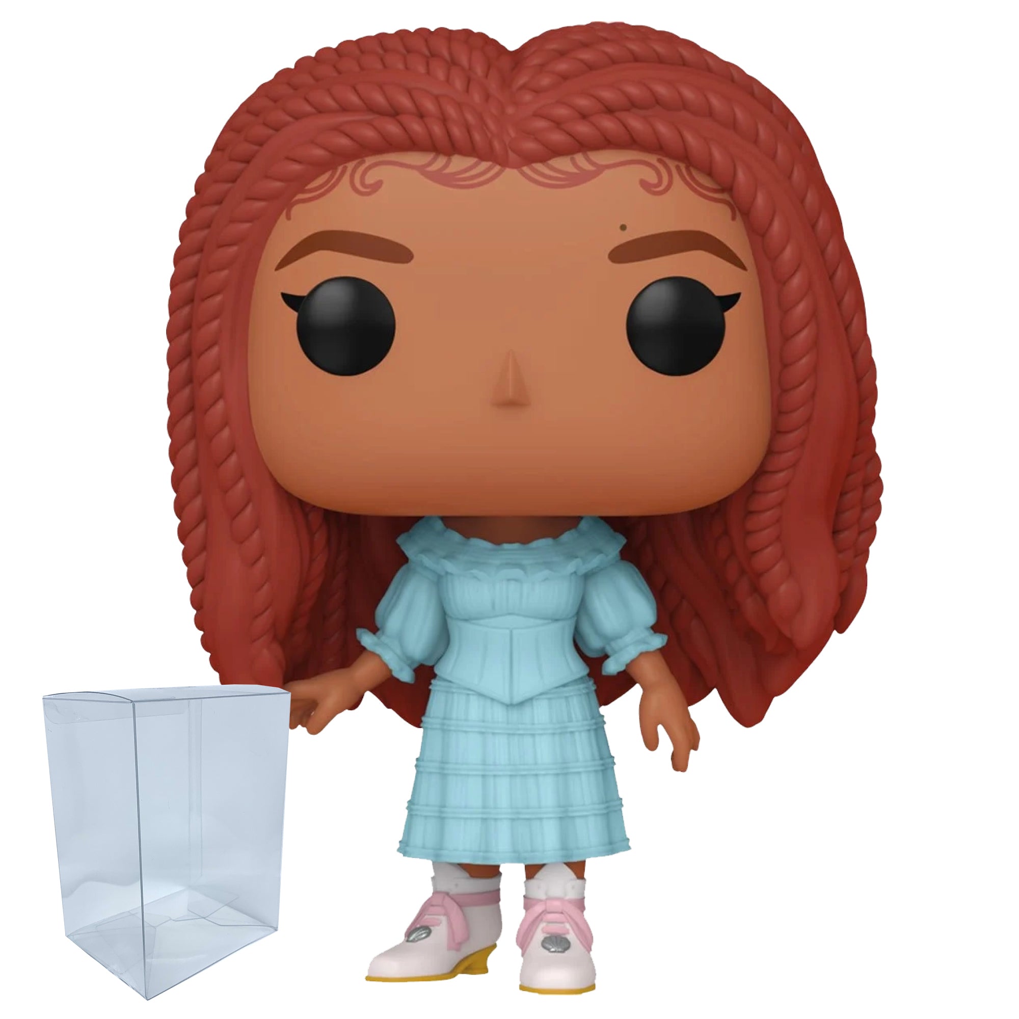 Live Action Little Mermaid Ariel Funko Pop #1362 with Protective Case – Disney Vinyl Figure Bundle