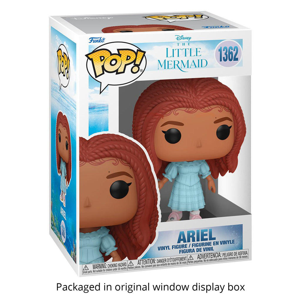 Live Action Little Mermaid Ariel Funko Pop #1362 with Protective Case – Disney Vinyl Figure Bundle