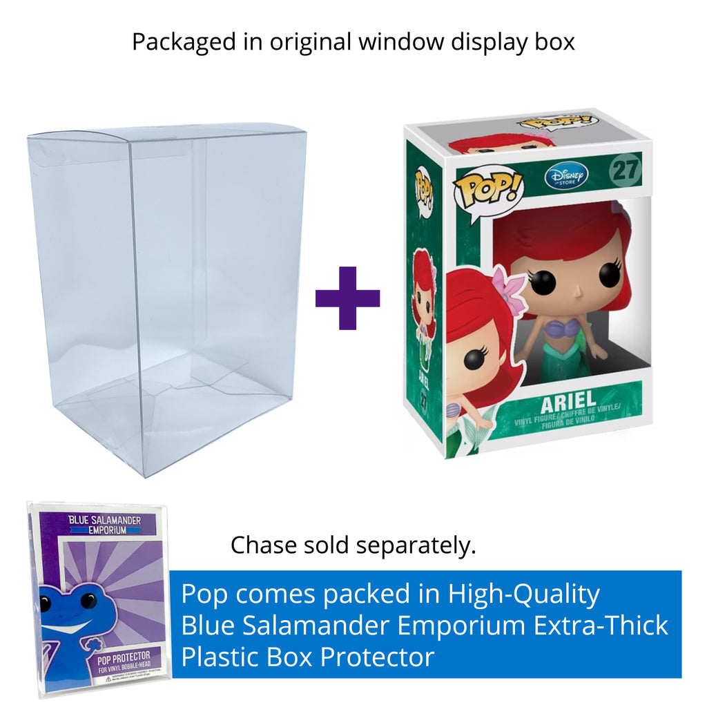 Ariel Funko Pop #27 with Protective Case – Disney Series 3 The Little Mermaid Vaulted Vinyl Figure Bundle