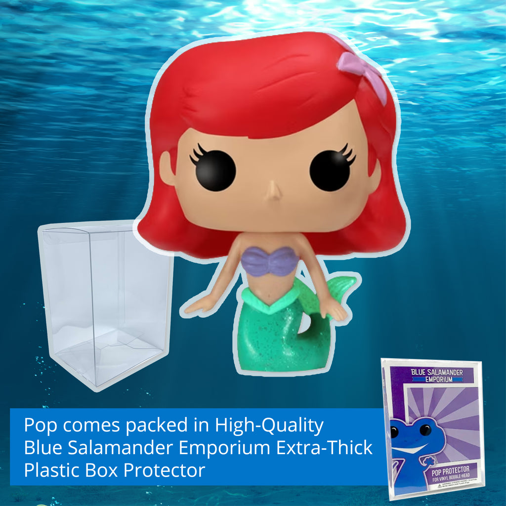 Ariel Funko Pop #27 with Protective Case – Disney Series 3 The Little Mermaid Vaulted Vinyl Figure Bundle