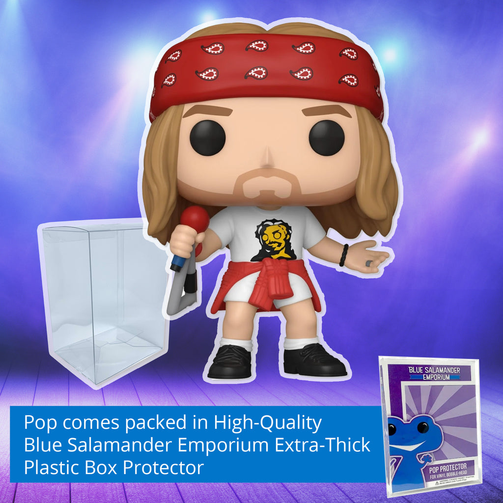 Axl Rose (1992) Funko Pop #397 (Standard) with Protective Case – Guns N' Roses Rocks Vinyl Figure Bundle