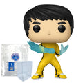 Bruce Lee (Be Water) Funko Pop #87 with Protective Case – Pop! Icons Vinyl Figure Bundle