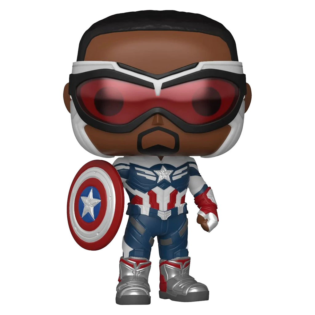 Funko Pop! Marvel The Falcon and the Winter Soldier Captain America (Sam Wilson) #814 Vinyl Figure Packed in Hard Protector Case