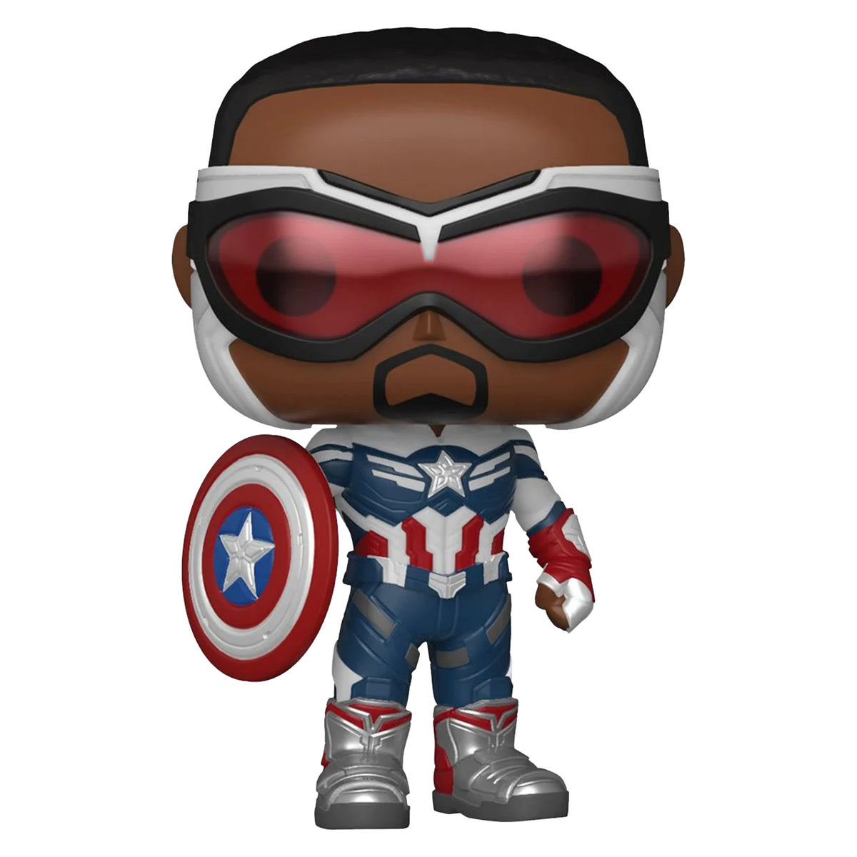 Funko Pop! Marvel The Falcon and the Winter Soldier Captain America (Sam Wilson) #814 Vinyl Figure Packed in Hard Protector Case
