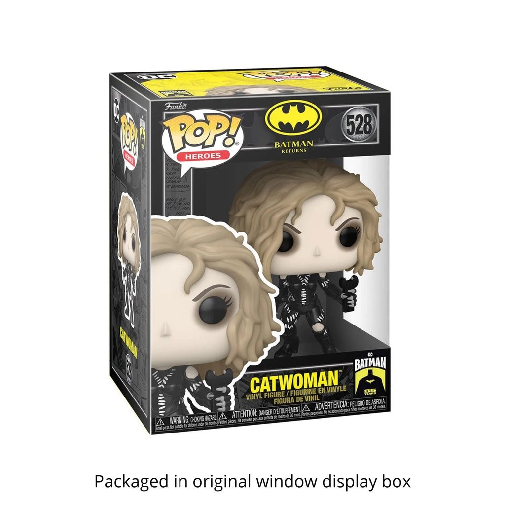 Catwoman Funko Pop #528 with Protective Case – Batman Returns 85th Anniversary Vinyl Figure Bundle