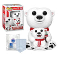 Coca-Cola Polar Bear with Cub Funko Pop #241 with Protective Case – Ad Icons Holiday Vinyl Figure Bundle