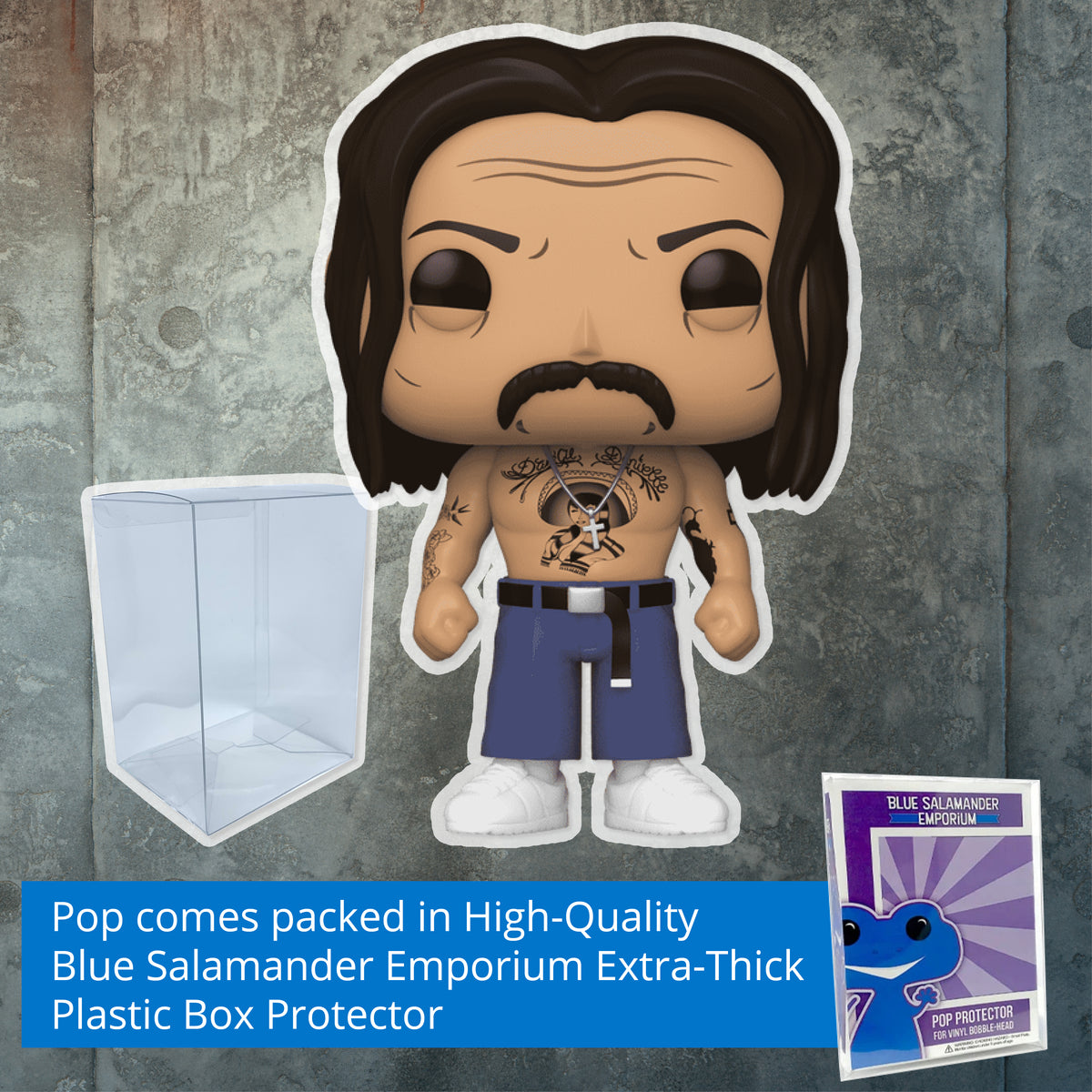 Funko Pop! Ad Icons Danny Trejo #229 Vinyl Figure Packed in Hard Protector Case