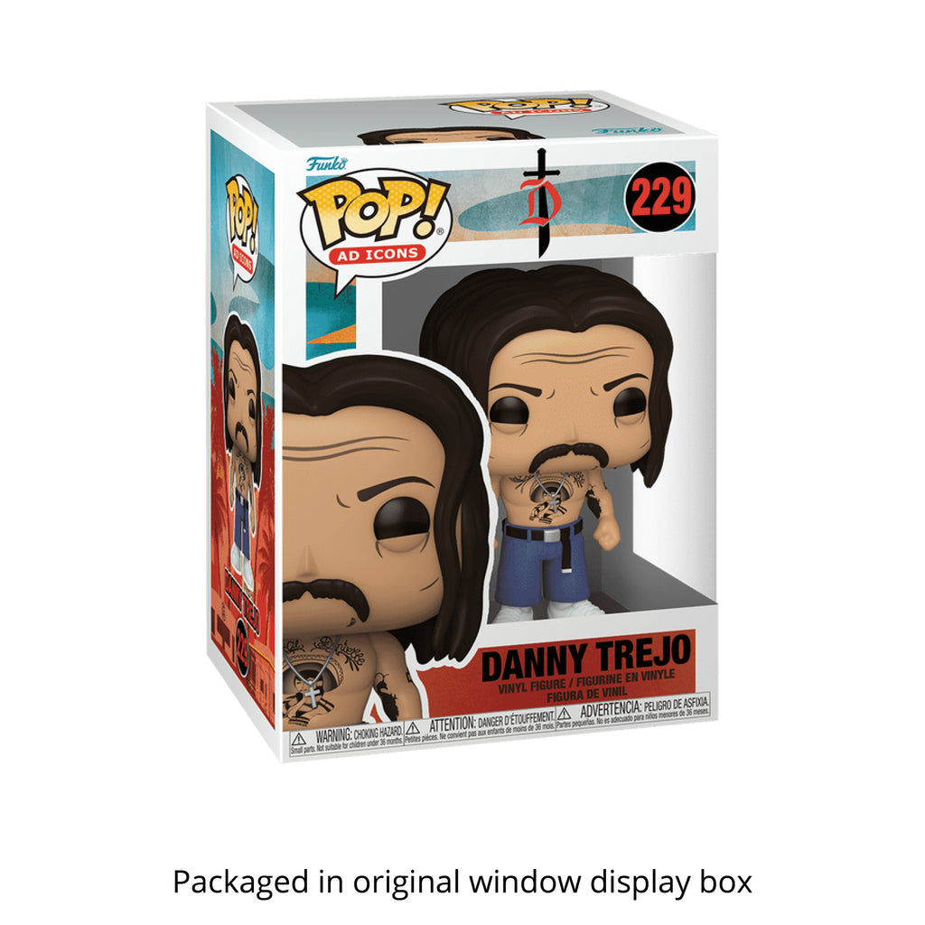 Funko Pop! Ad Icons Danny Trejo #229 Vinyl Figure Packed in Hard Protector Case