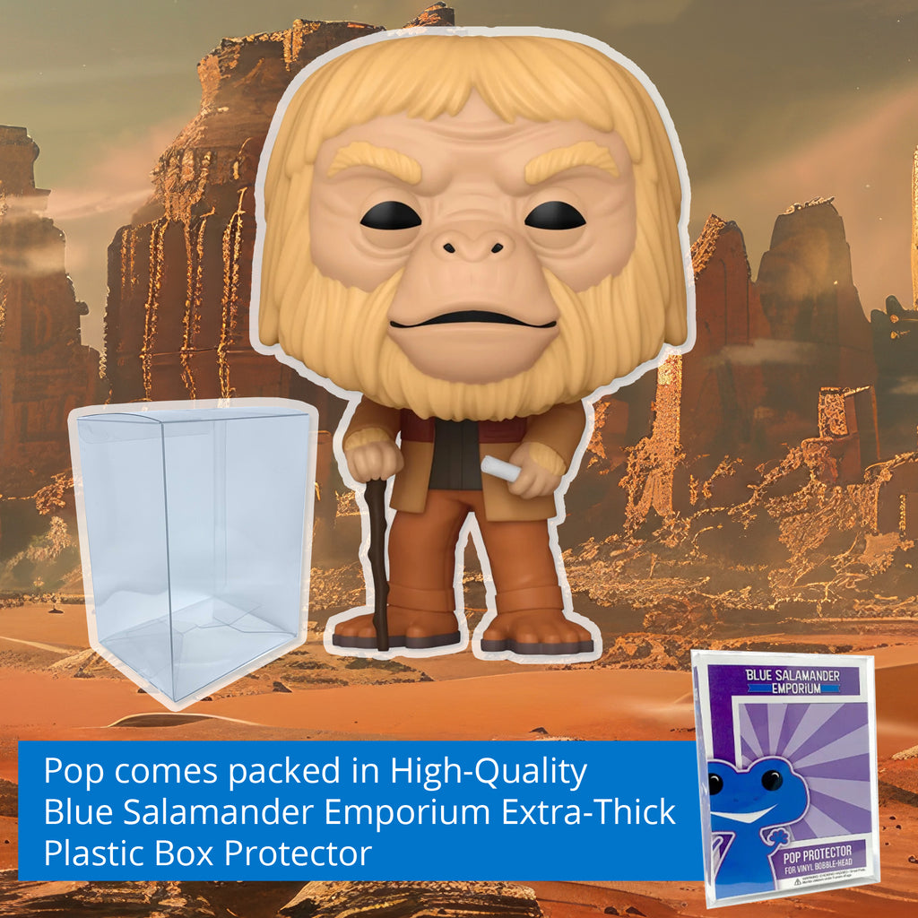 Beneath the Planet of the Apes Dr. Zaius Funko Pop #1863 with Protective Case – Classic Sci-Fi Vinyl Figure Bundle