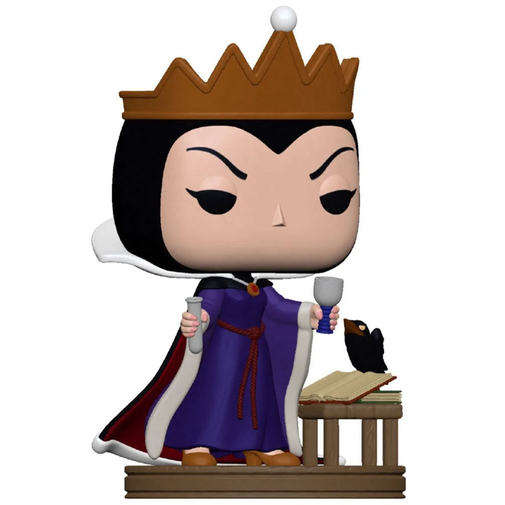 Queen Grimhilde (Evil Queen) Funko Pop #1079 with Protective Case – Disney Villains Vinyl Figure Bundle