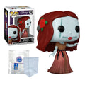 Nightmare Before Christmas Formal Sally Funko Pop #1380 with Protective Case – 30th Anniversary Disney Vinyl Figure Bundle