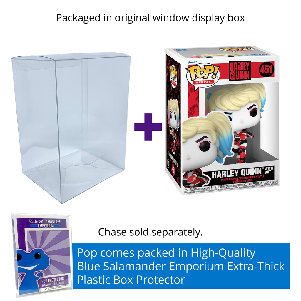 Funko Pop! Heroes DC Harley Quinn with Bat #451 Vinyl Figure Packed in Hard Protector Case
