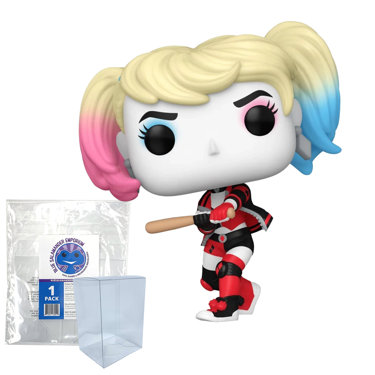 Funko Pop! Heroes DC Harley Quinn with Bat #451 Vinyl Figure Packed in Hard Protector Case