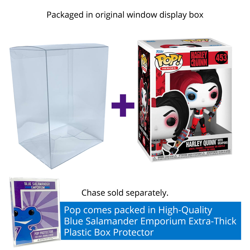 Funko Pop! Heroes DC Harley Quinn with Weapons #453 Vinyl Figure Packed in Hard Protector Case