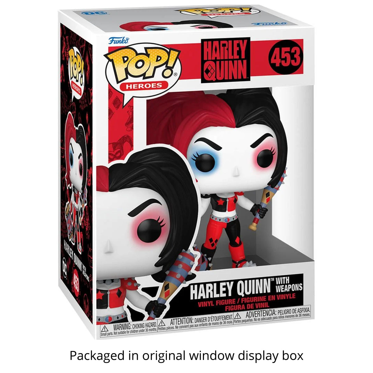 Funko Pop! Heroes DC Harley Quinn with Weapons #453 Vinyl Figure Packed in Hard Protector Case