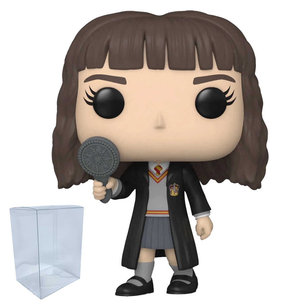 Hermione Granger with Mirror Funko Pop #150 with Protective Case – Harry Potter Chamber of Secrets 20th Anniversary Vinyl Figure Bundle