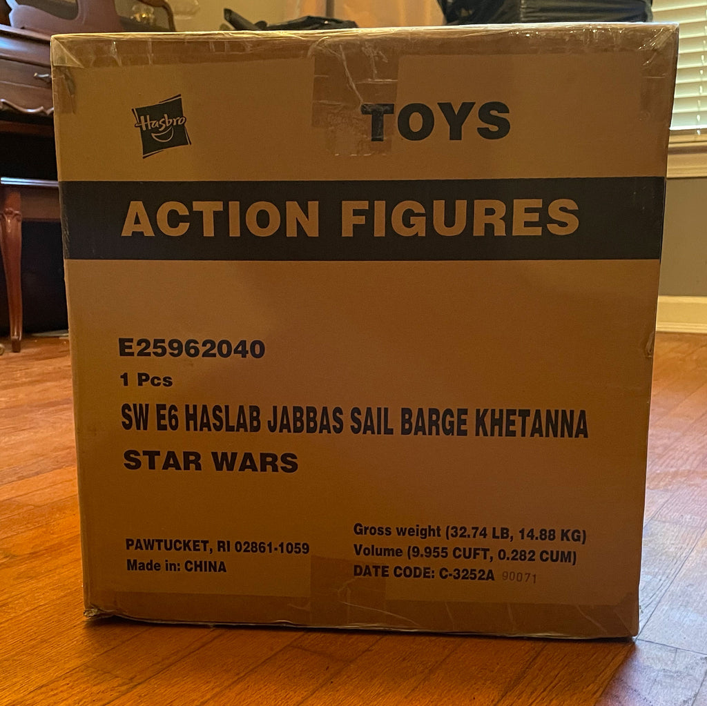 Star Wars HasLab Jabba's Sail Barge (The Khetanna) Vintage Collection - Factory Sealed, Never Opened