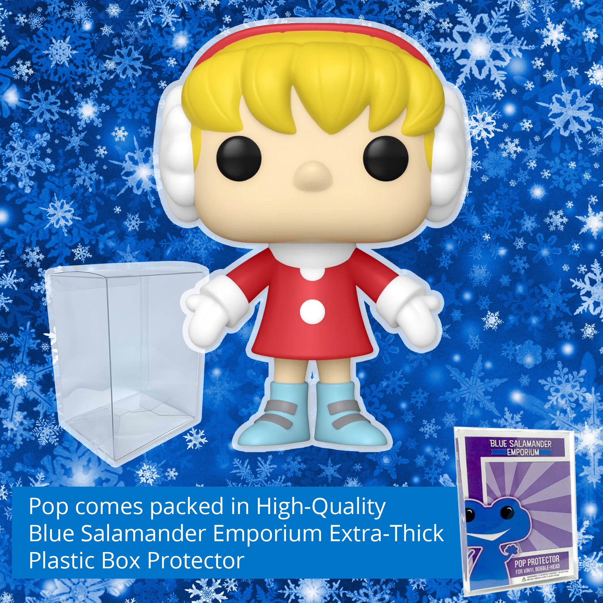 Frosty the Snowman Karen Funko Pop #1678 with Protective Case – Holiday Vinyl Figure Bundle
