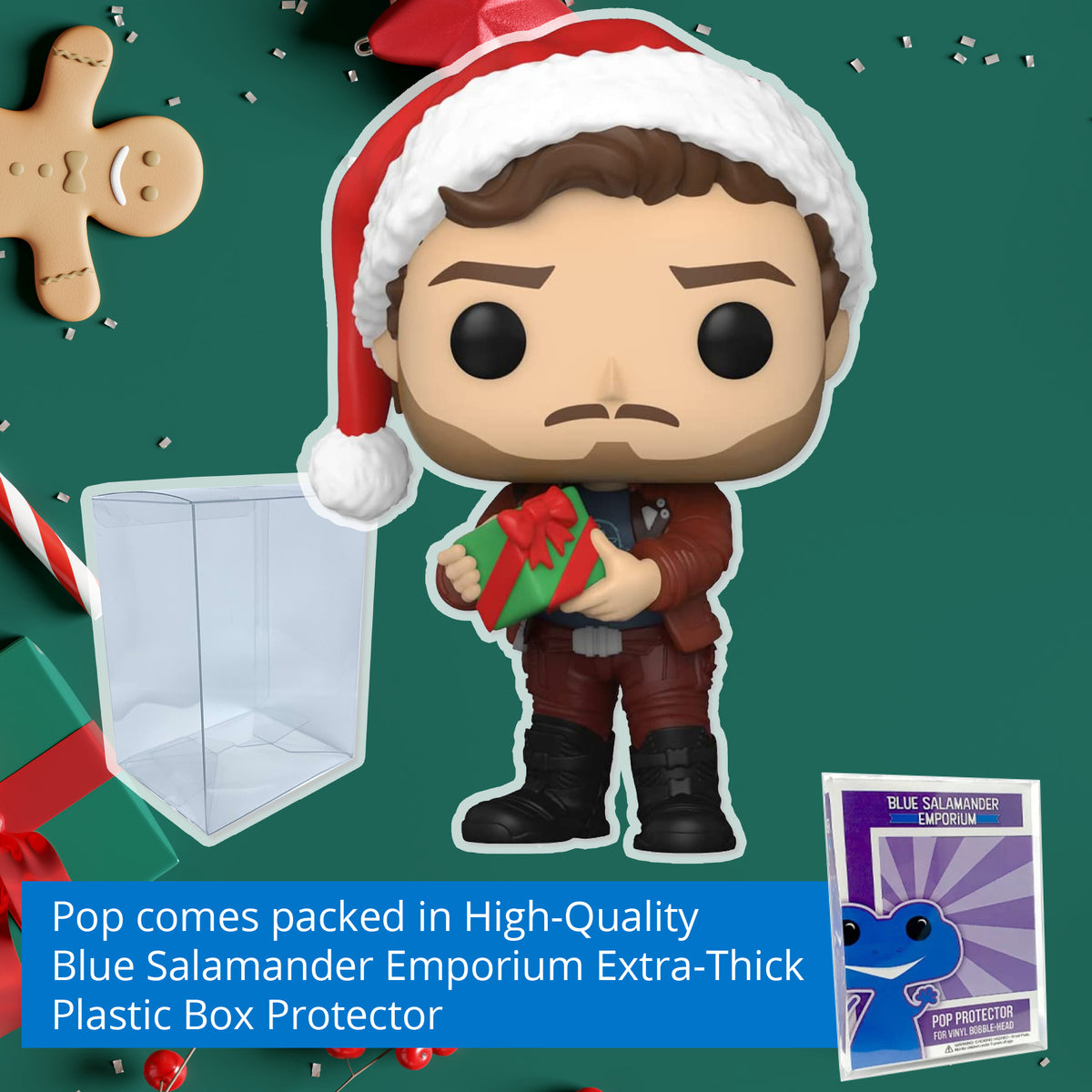 Funko Pop! Guardians of the Galaxy Holiday Special Star-Lord #1104 Vinyl Figure Packed in Hard Protector Case