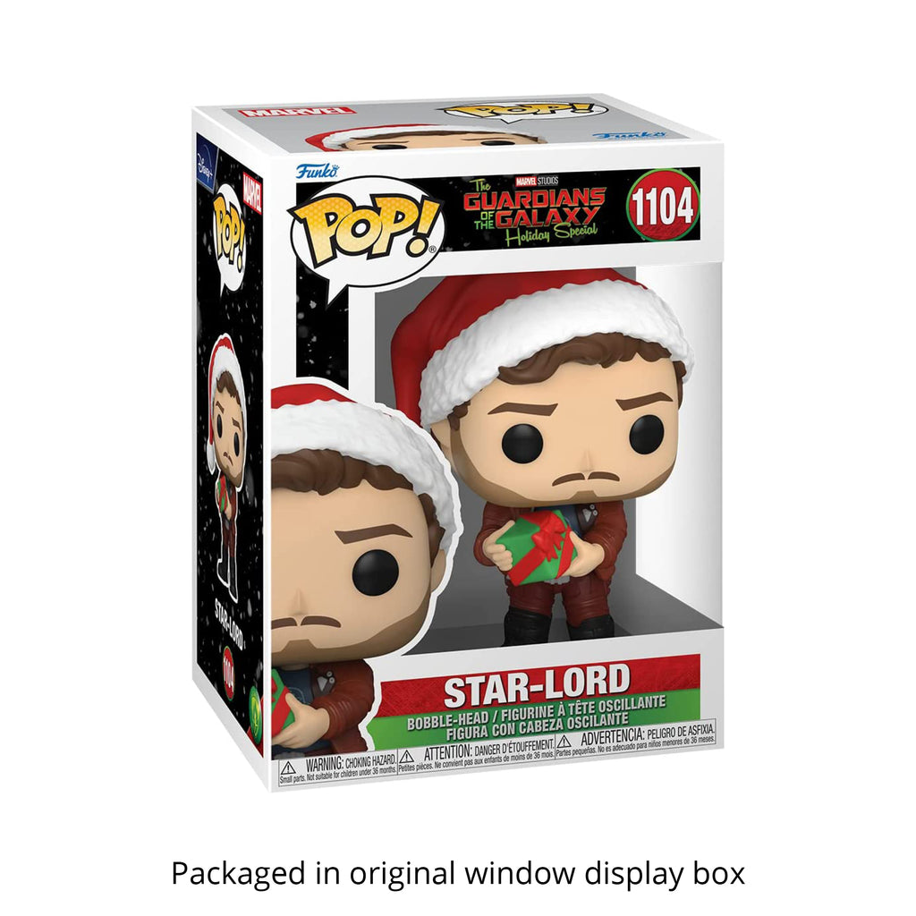 Funko Pop! Guardians of the Galaxy Holiday Special Star-Lord #1104 Vinyl Figure Packed in Hard Protector Case