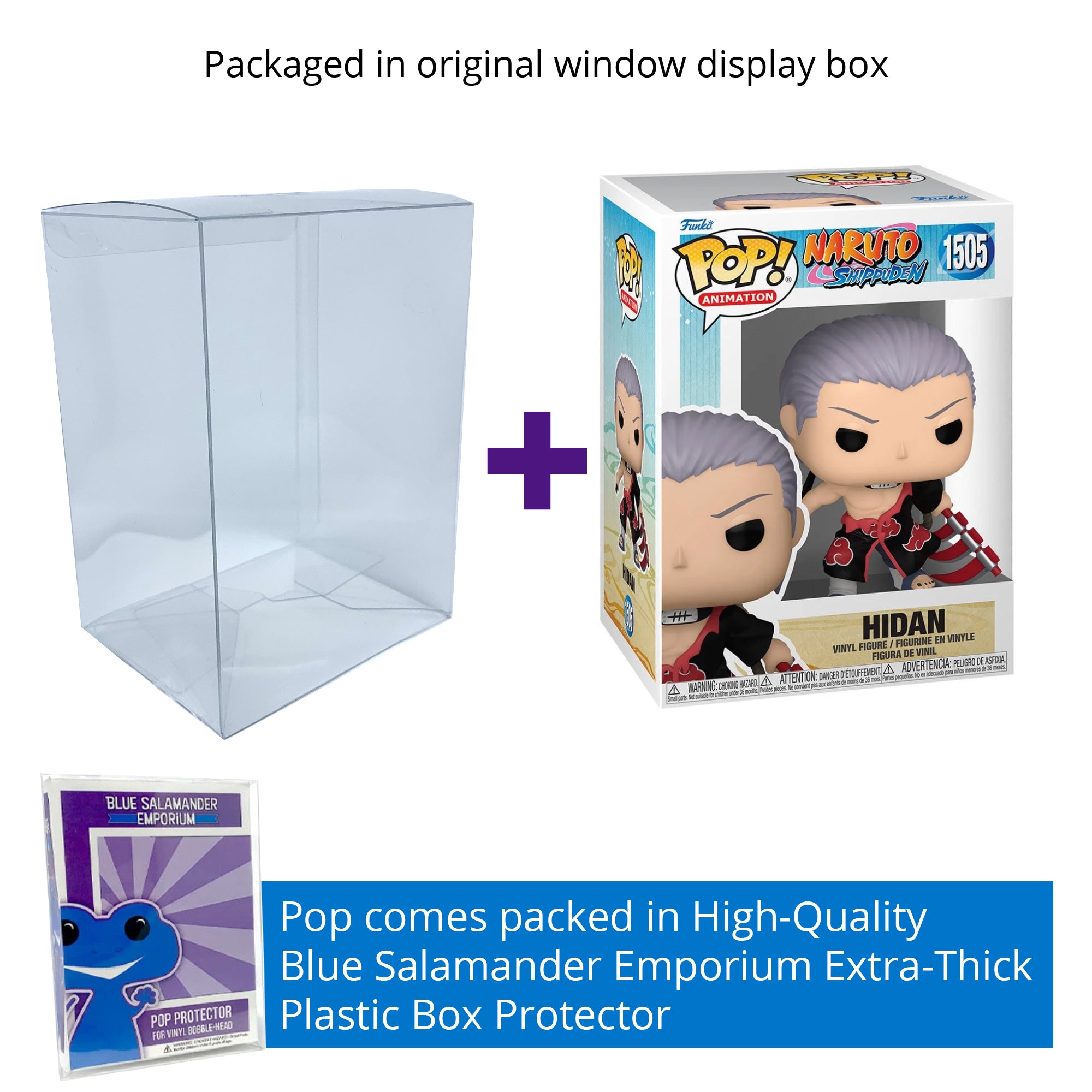 Naruto Shippuden Hidan Funko Pop #1505 (Standard) with Protective Case