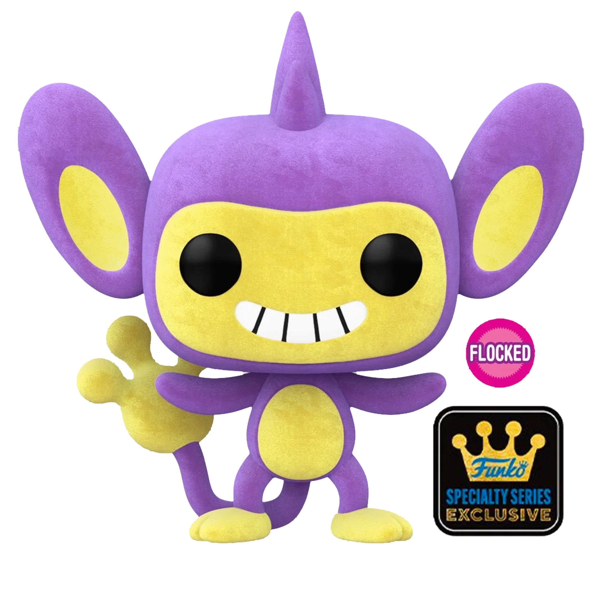 Aipom Flocked Funko Pop #947 with Protective Case – Pokémon Specialty Series Exclusive